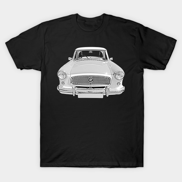 Nash Metropolitan 1950s classic car T-Shirt by soitwouldseem